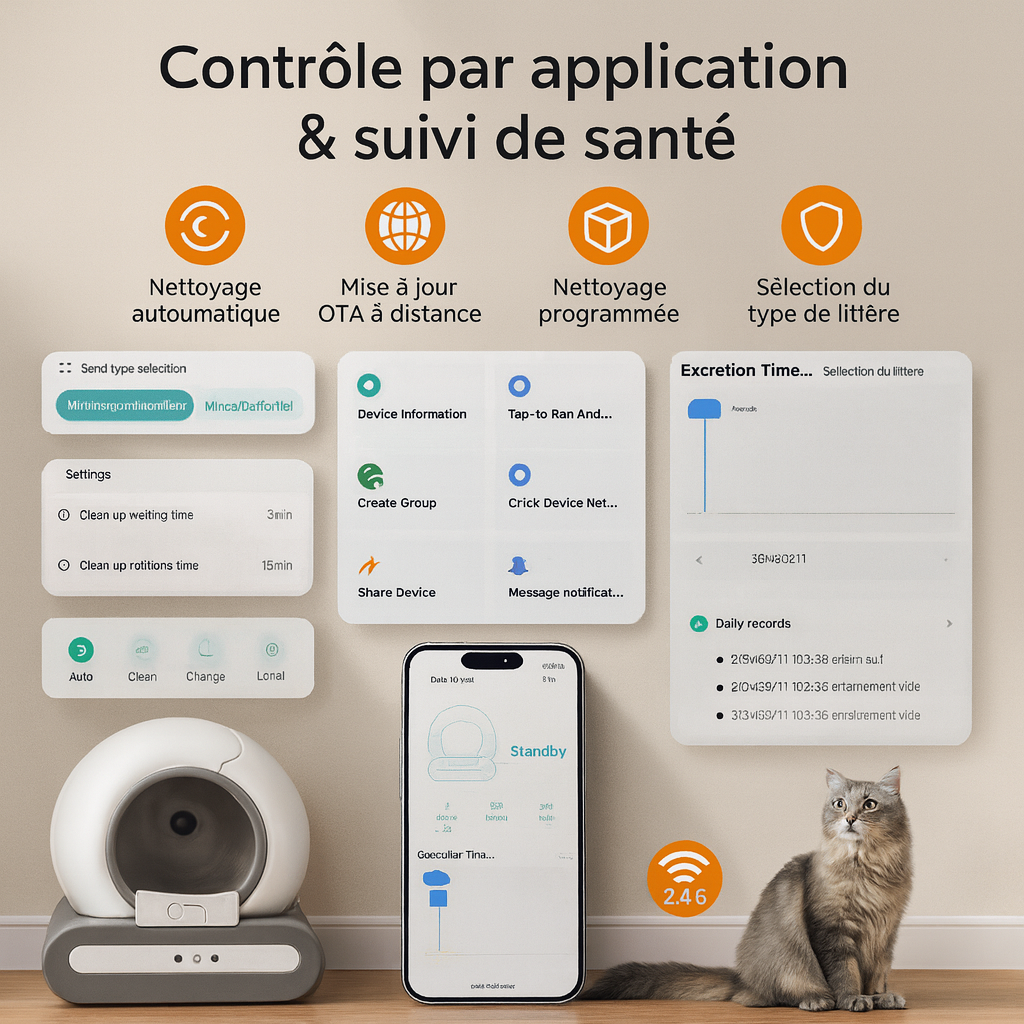 litiere automatique pour chat