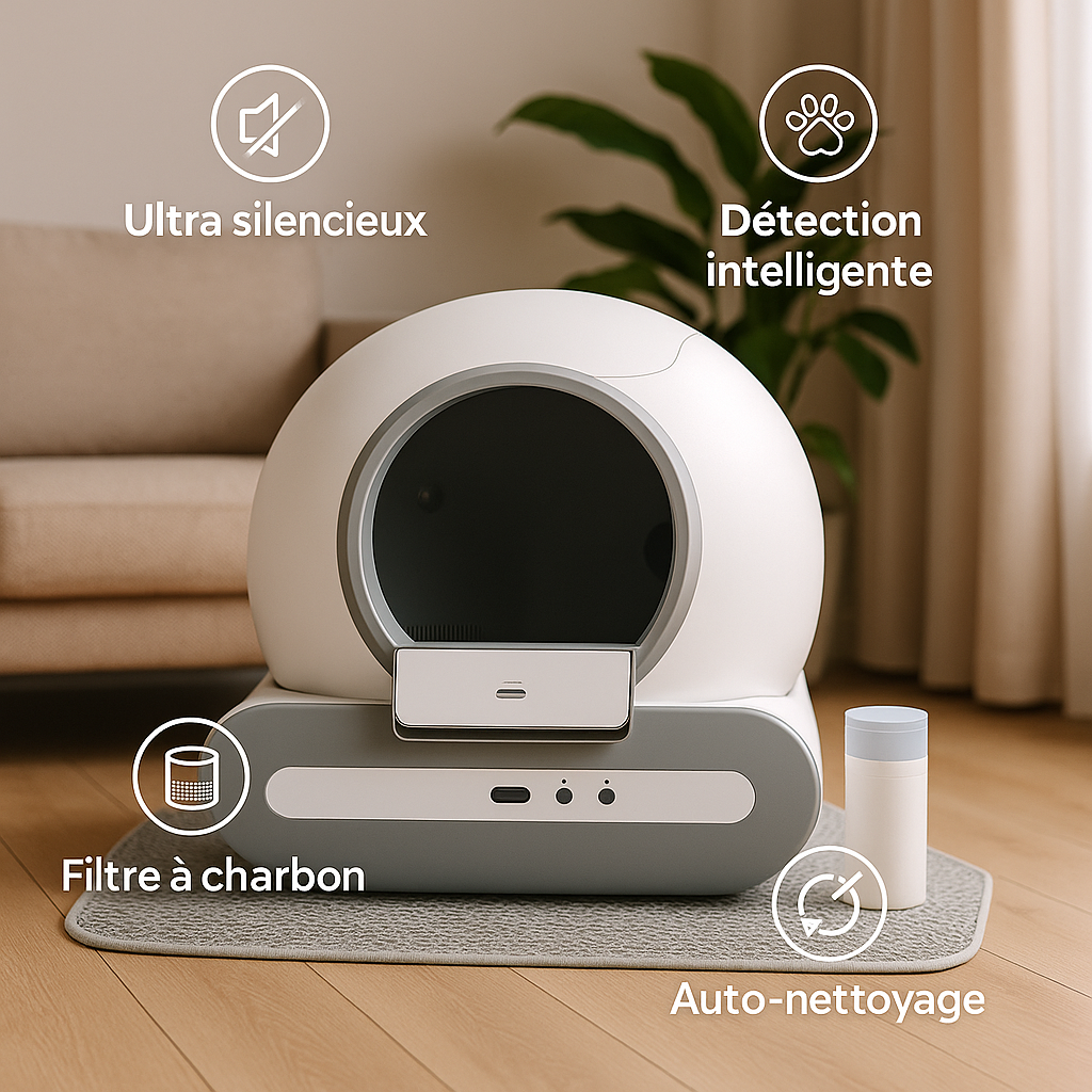 litiere auto nettoyante pour chat