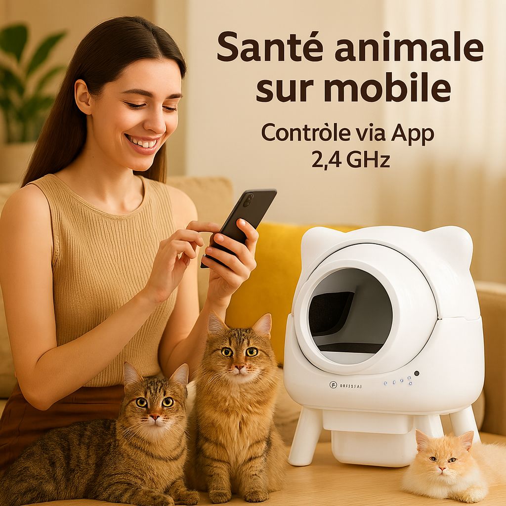 Litière automatique pour chat