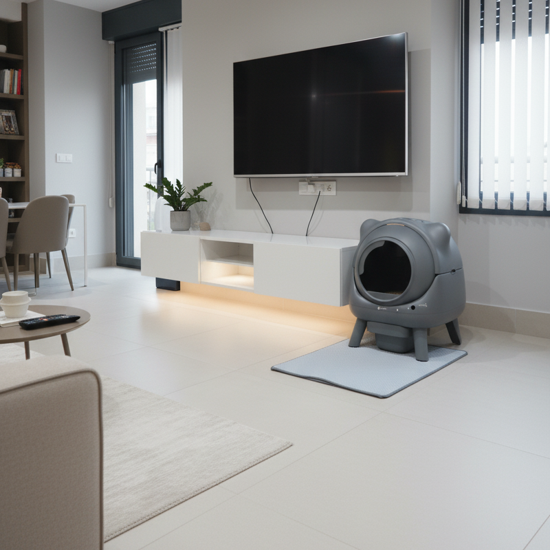 Litière automatique pour chat