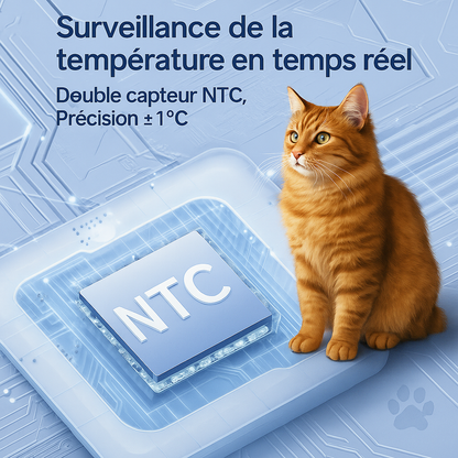 Boîte de Séchage Intelligente pour Animaux, Séchoir à Contrôle Automatique de la Température, Stérilisation à l'Eau, Anti-Froid, Équipement de Beauté, Chats et Chiens