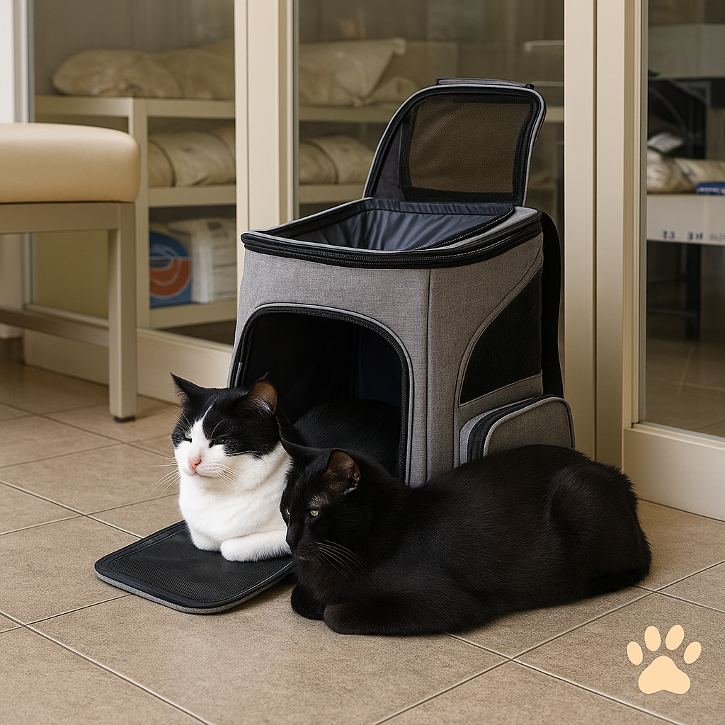 Sac à dos de transport pour chat