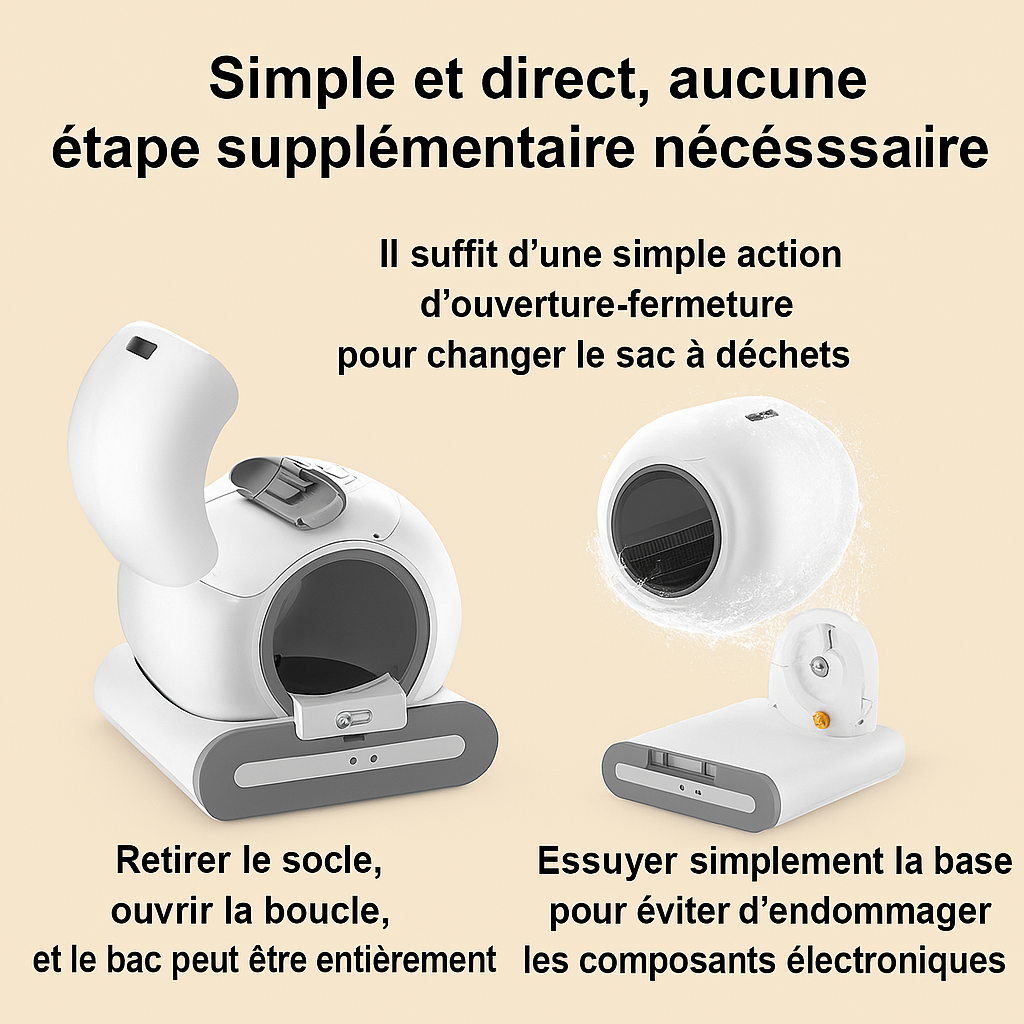 litiere automatique  pour chat